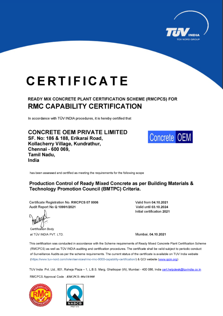RMCPS Concrete OEM