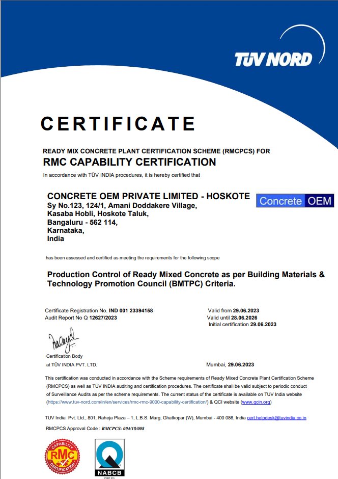 RMCPS Concrete OEM